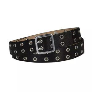 CALVIN KLEIN Women's Casual Double Grommet Pant Belt, XL